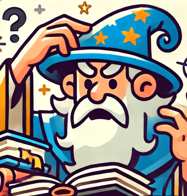 confused wizard